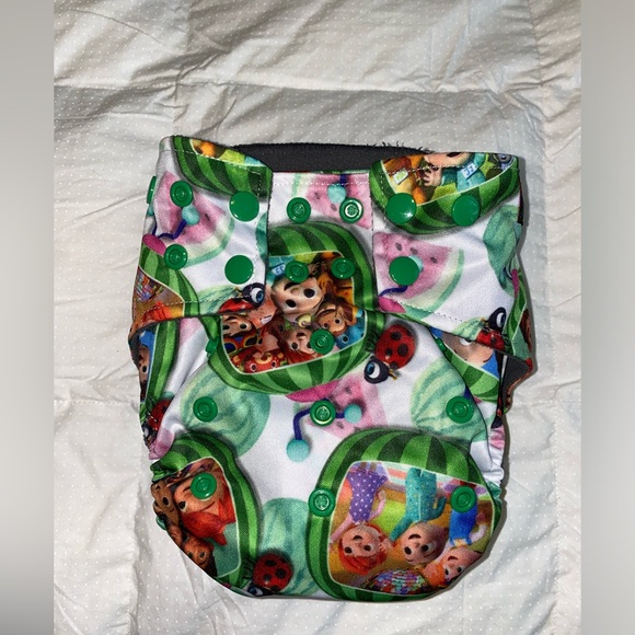 Squishy Tushie cocomelon AIO Cloth Diaper - Picture 1 of 4